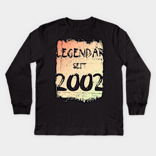 born 2002 birthday present Kids Long Sleeve T-Shirt